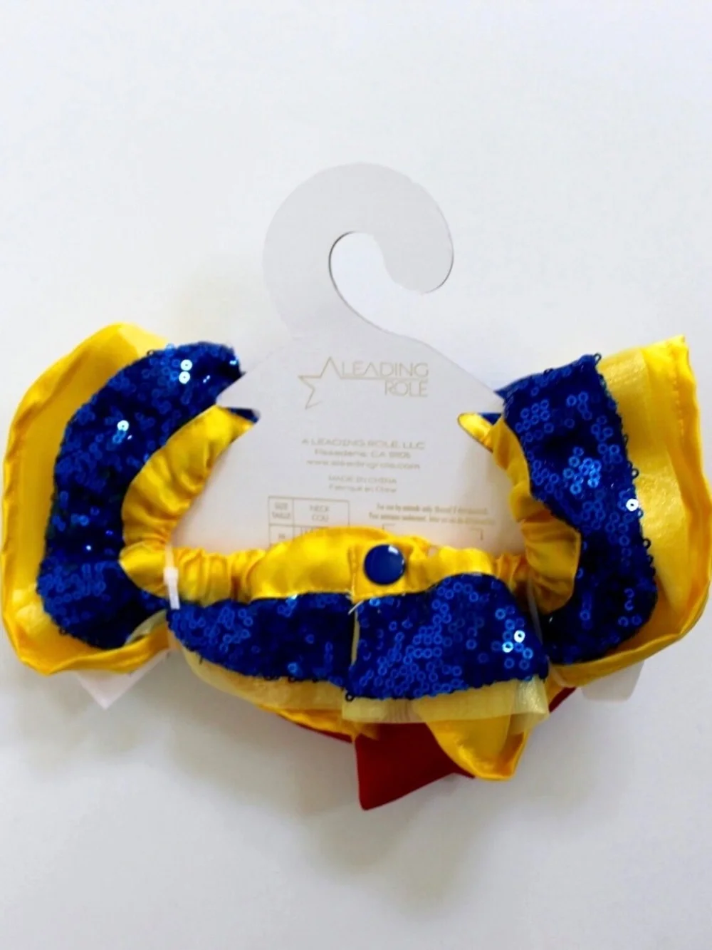 Disney Princess Snow White Sequin Premium Pet Collar Size L NWT